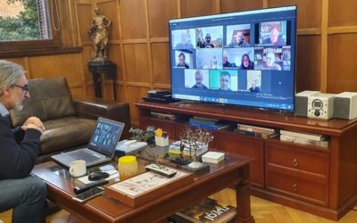 La Comisión de Enlace se reunió con los ministros Basterra y Frederic por la ola de delitos rurales