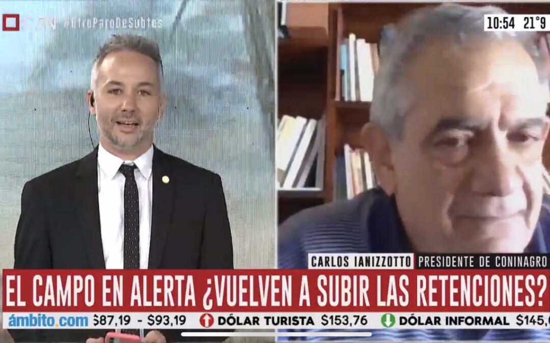 [PRENSA] Carlos Iannizzotto: «La situación es muy compleja y las retenciones son para que el Estado recaude, no para solucionar problemas sociales o productivos»