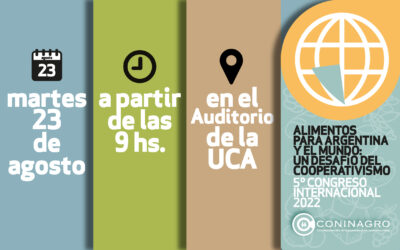 Llega el 5° Congreso Internacional CONINAGRO: análisis, propuestas, debate, y datos sobre alimentos, economía, campo y política
