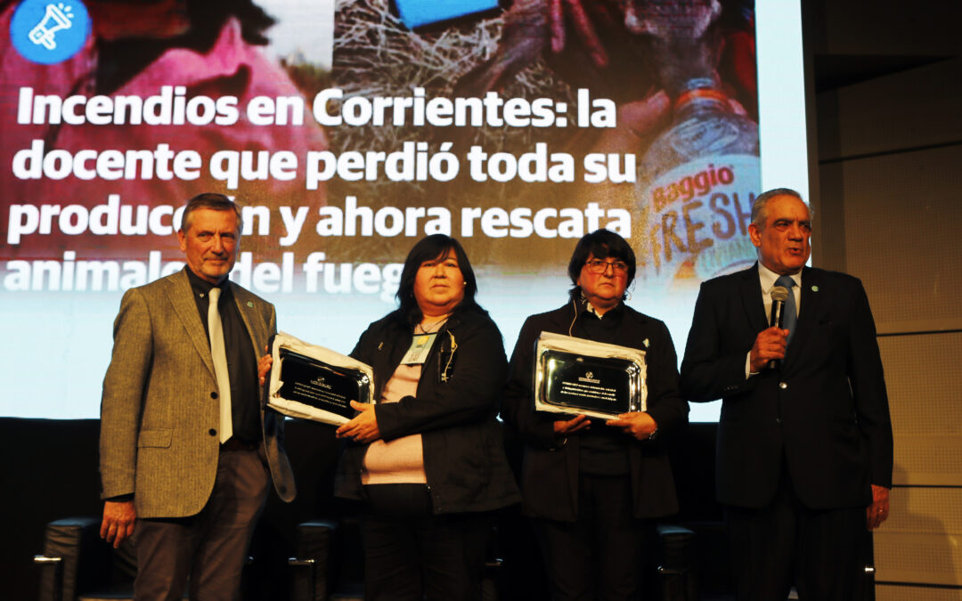 Coninagro homenajeó a dos mujeres rurales cooperativistas por su solidaridad y resiliencia
