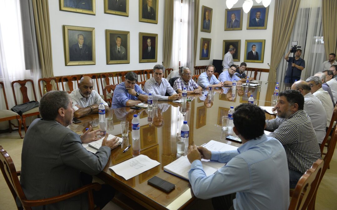 Sequía: autoridades de Fedeco en reunión con el ministro de economía de Entre Ríos