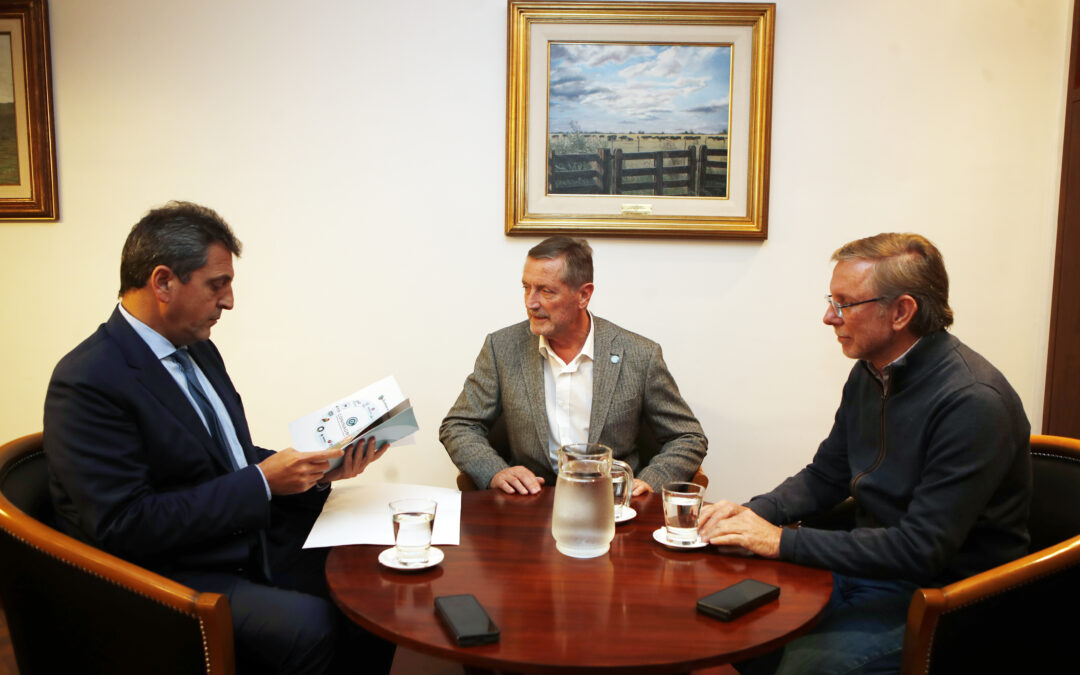 Coninagro se reunió con el Ministro Sergio Massa con el foco puesto en financiamiento a productores